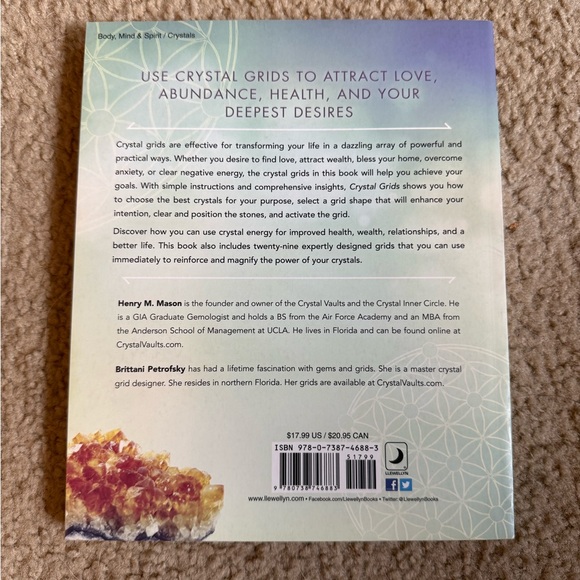 Crystal Grids Book by Henry M. Mason - Picture 2 of 2